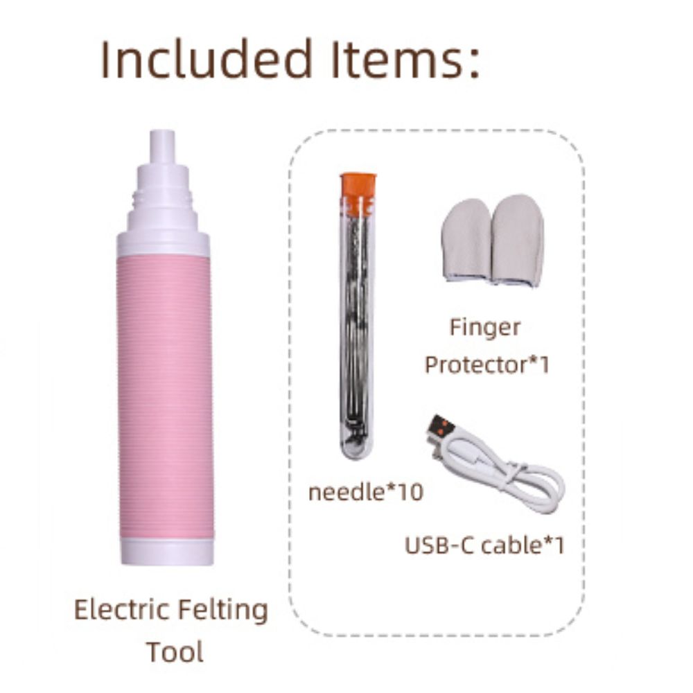HeyTruool Electric Felting Machine Needles for DIY Dry Wool Craft Needlework Equipment