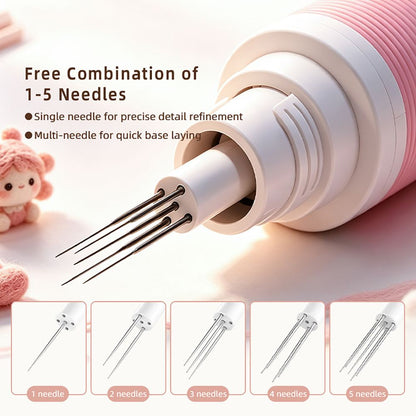 HeyTruool Electric Felting Machine Needles for DIY Dry Wool Craft Needlework Equipment